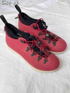 💙2/$25 J3 Native Shoes Kid Fitzsimmons Red Boots Ankle